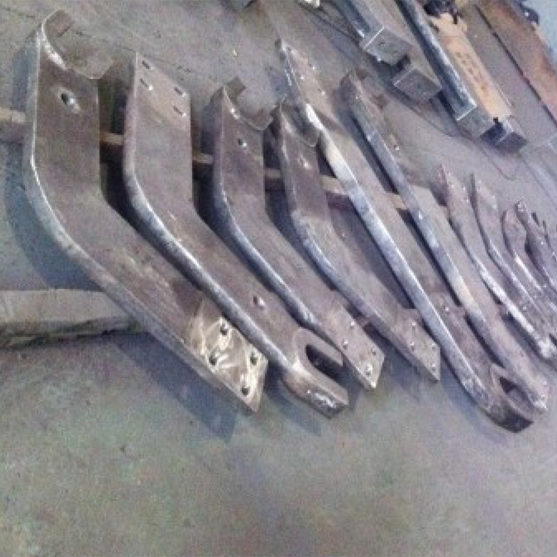 Kraftig industristøttearm med flange